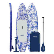 11”6’ inflatable stand up paddle board with pump, carrying case, adjustable paddle and leash